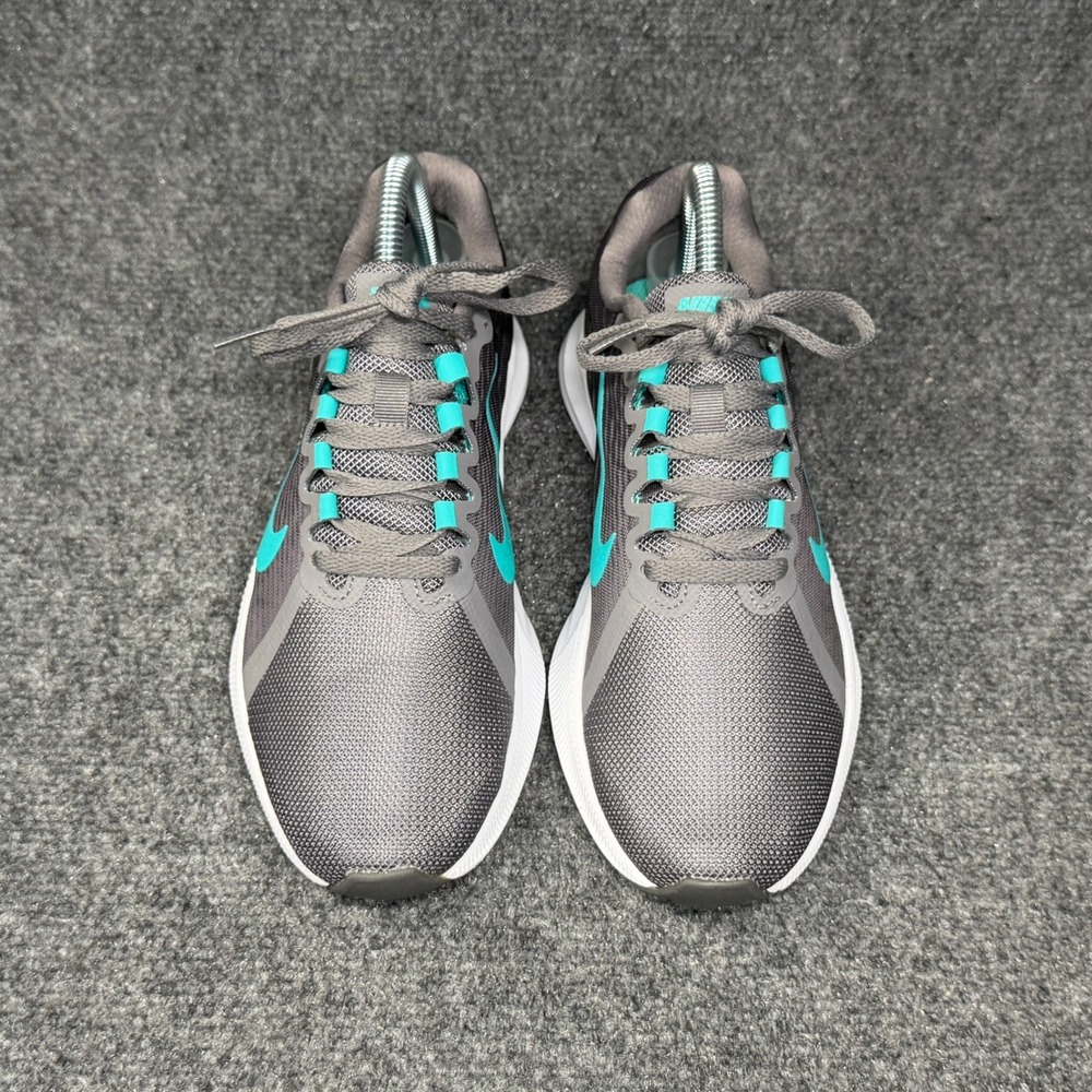 Nike Downshifter 8 Running Shoes Women's 7 Grey Turquoise Athletic Run Training - Picture 3 of 11
